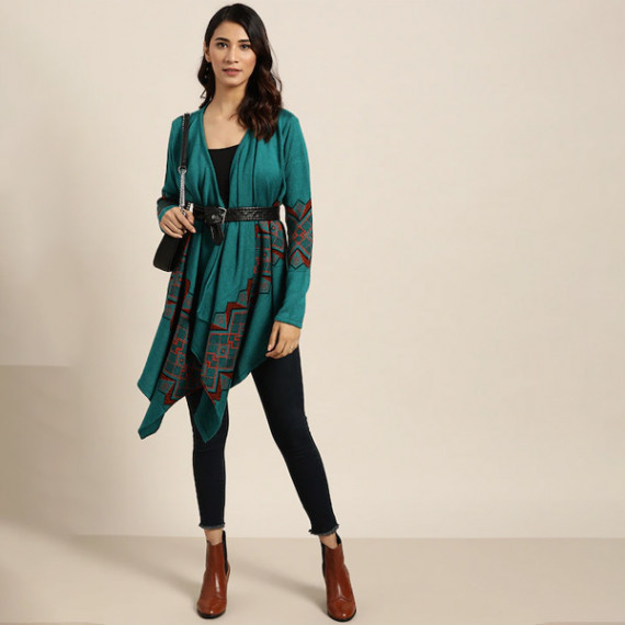 https://www.newfitz.com/products/women-teal-green-black-geometric-patterned-longline-waterfall-shrug