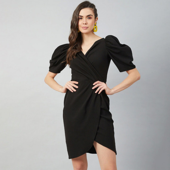 https://www.newfitz.com/products/black-wrap-dress-with-volume-sleeves